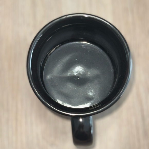 Large Black and Orange Flame Harley Davidson mug from 2004 - Picture 3 of 4